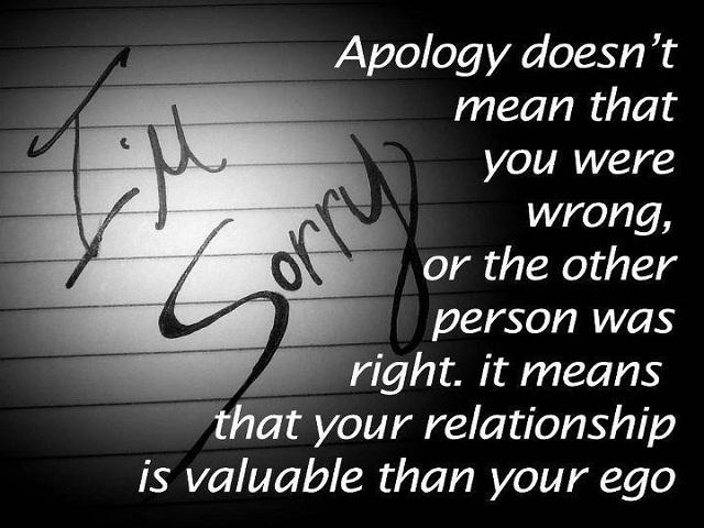 Apology And Sorry Poetry
