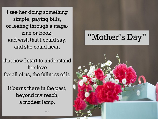 Mother's Day Poems Sayings