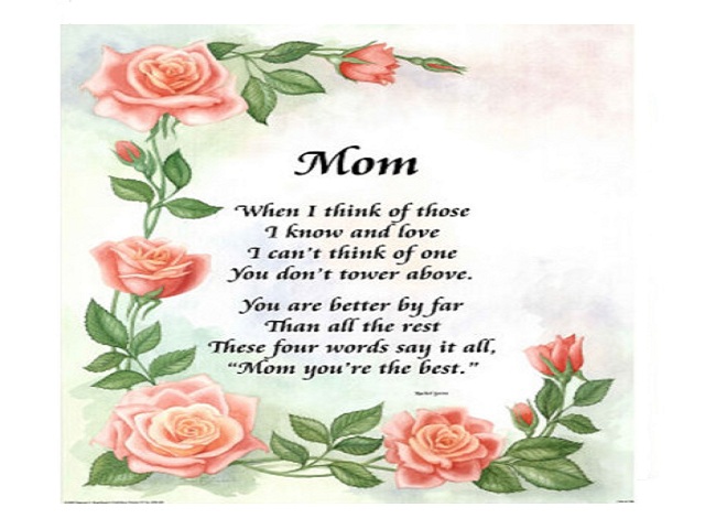 Mother's Day Poems Pictures