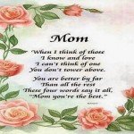 Mother's Day Poems Wishes